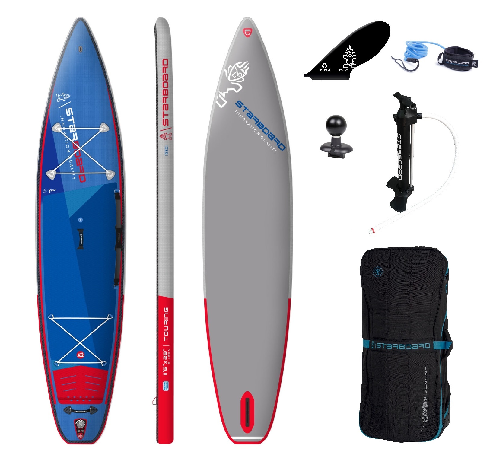 Starboard aufblasbares SUP 12.6 Touring Deluxe SC 7